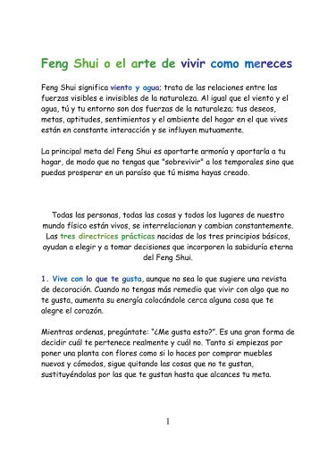 Feng Shui o  el arte de vivir como mereces - laringoscopio