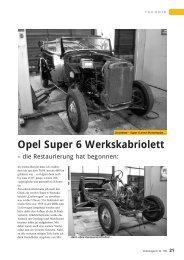 Opel Super 6 Werkskabriolett