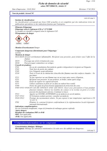 MSDS - Peter Kwasny GmbH
