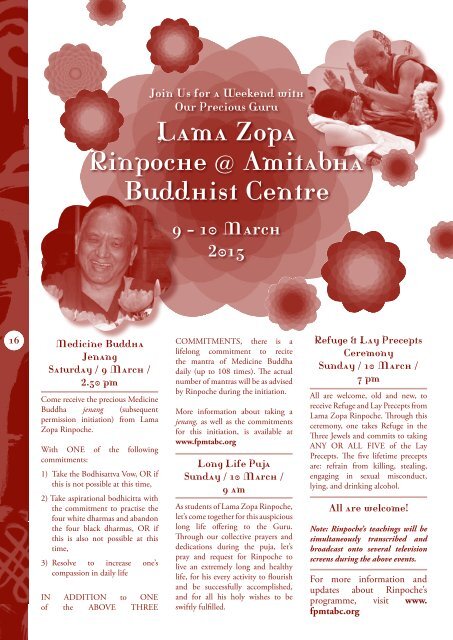 Mar - Apr Issue - Amitabha Buddhist Centre