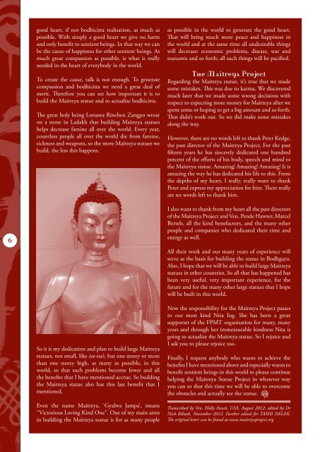 Mar - Apr Issue - Amitabha Buddhist Centre