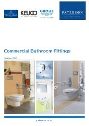 Commercial Bathroom Fittings - Paterson