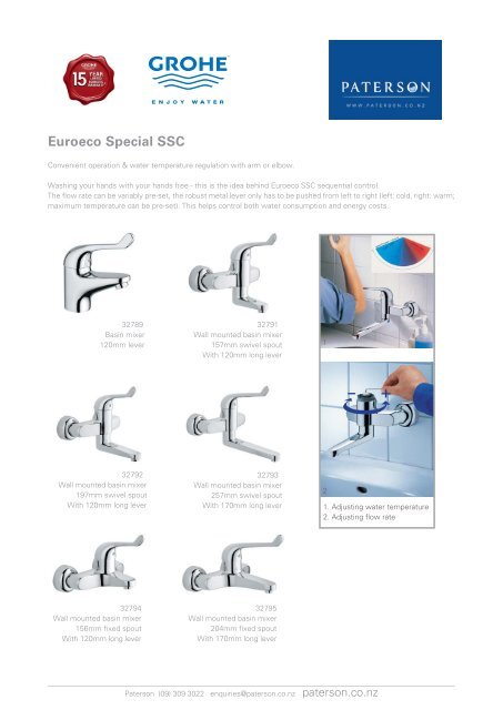 Commercial Bathroom Fittings - Paterson