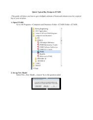 Quick Typical Bay Design in ETABS -This guide will show ... - BIM Wiki