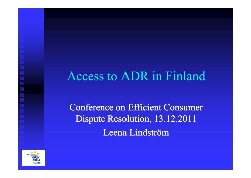 Access to ADR in Finland