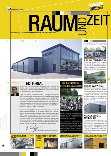 RAUM und ZEIT - Graeff Container- und Hallenbau GmbH