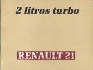 Manual de usuario Renault 21 2 litros turbo fase 1