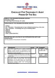 download audit report - Friend of the Sea