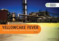 Yellowcake Fever: Exposing the Uranium Industry's Economic Myths