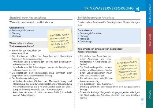 SERVICEKATALOG - Stadtwerke Brixen