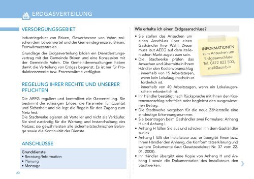 SERVICEKATALOG - Stadtwerke Brixen