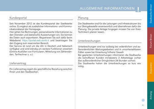 SERVICEKATALOG - Stadtwerke Brixen