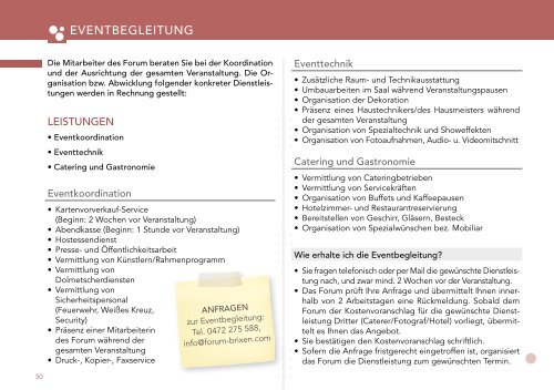 SERVICEKATALOG - Stadtwerke Brixen