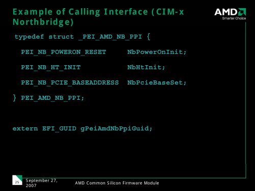 AMD Common Silicon Firmware Module - UEFI