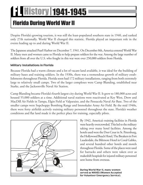 Florida During World War II