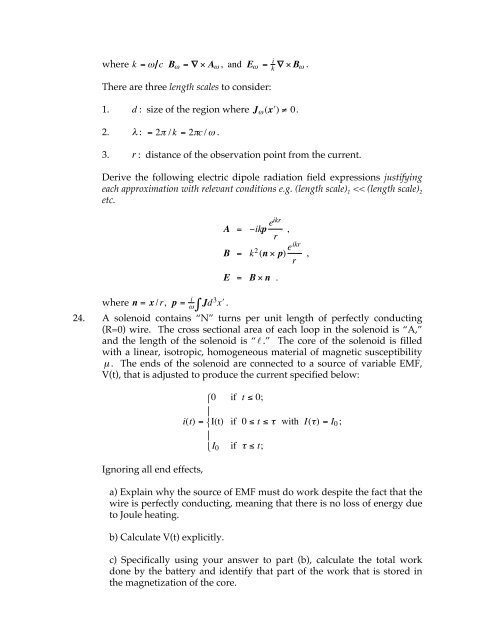 Electricity and Magnetism - Department of Physics & Astronomy