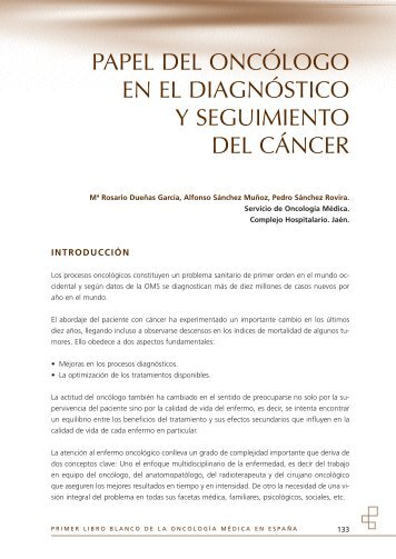 Papel del oncÃ³logo en el diagnÃ³stico - Sociedad ...