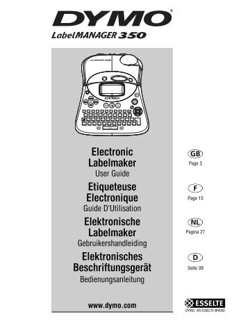 Elektronische Labelmaker - Dymo