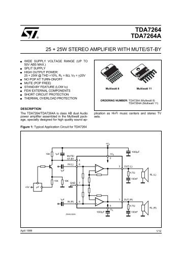 25 + 25W STEREO AMPLIFIER WITH MUTE/ST-BY - ClassicCMP