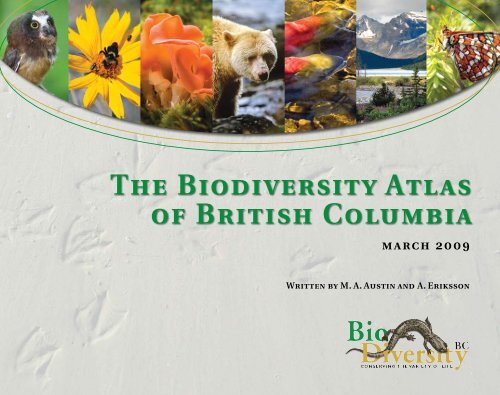 The Biodiversity Atlas of British Columbia - Biodiversity BC