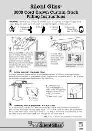 Silent Gliss® 3000 Cord Drawn Curtain Track Fitting ... - Tracks-Direct