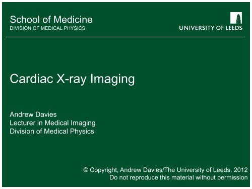 Physics of Fluoroscopy