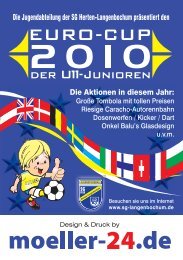 Eurocup Programmheft 2010 - SG 1928 Herten-Langenbochum  eV ...