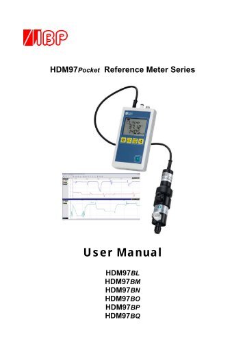 User Manual - IBP Medical