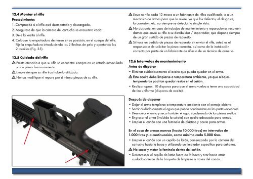 Manual de usuario - ANSCHÃTZ - Modern Sporting Rifles (MSR)