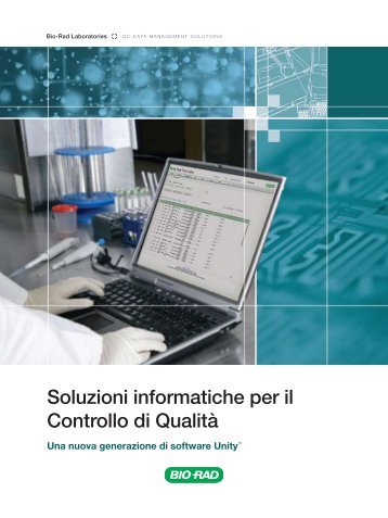 Soluzioni informatiche per il Controllo di Qualità - QCNet