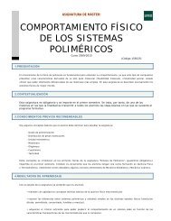 comportamiento fÃ­sico de los sistemas polimÃ©ricos - Uned