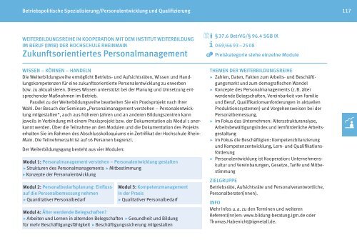 Zentrales Bildungsprogramm 2013 fÃƒÂ¼r BetriebsrÃƒÂ¤te - IG Metall