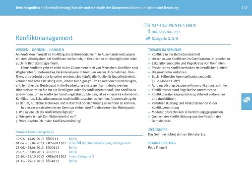 Zentrales Bildungsprogramm 2013 fÃƒÂ¼r BetriebsrÃƒÂ¤te - IG Metall