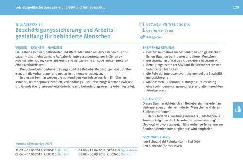 Zentrales Bildungsprogramm 2013 fÃƒÂ¼r BetriebsrÃƒÂ¤te - IG Metall