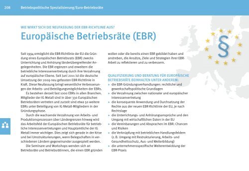 Zentrales Bildungsprogramm 2013 fÃƒÂ¼r BetriebsrÃƒÂ¤te - IG Metall