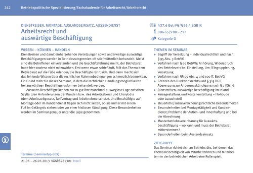 Zentrales Bildungsprogramm 2013 fÃƒÂ¼r BetriebsrÃƒÂ¤te - IG Metall