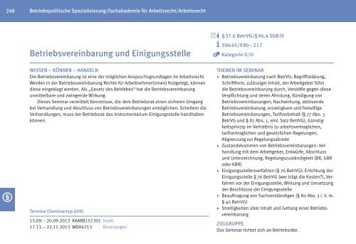 Zentrales Bildungsprogramm 2013 fÃƒÂ¼r BetriebsrÃƒÂ¤te - IG Metall