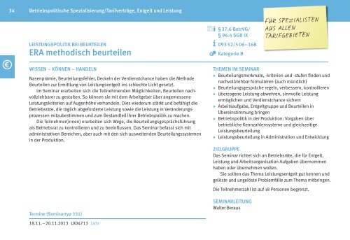 Zentrales Bildungsprogramm 2013 fÃƒÂ¼r BetriebsrÃƒÂ¤te - IG Metall