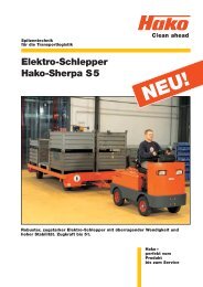 Prospekt Hako Transportlogistik Sherpa S5