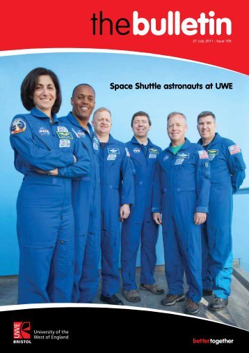 Space Shuttle astronauts at UWE - University of the West of England