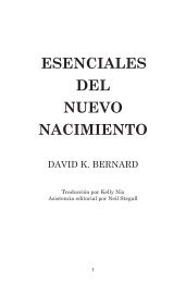 esenciales del nuevo nacimiento - Pentecostal Publishing House