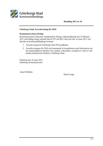 KF_Handling_2011_nr_36.pdf - GÃ¶teborg