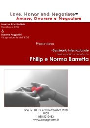 programma Barretta 2009 - Coni Puglia