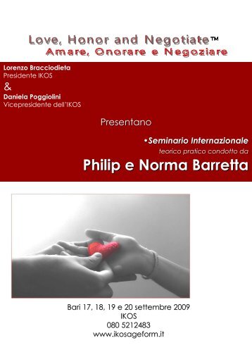 programma Barretta 2009 - Coni Puglia