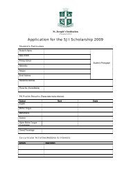 SJI Scholarship2009_ApplicationForm.pdf - ST Joseph's Institution