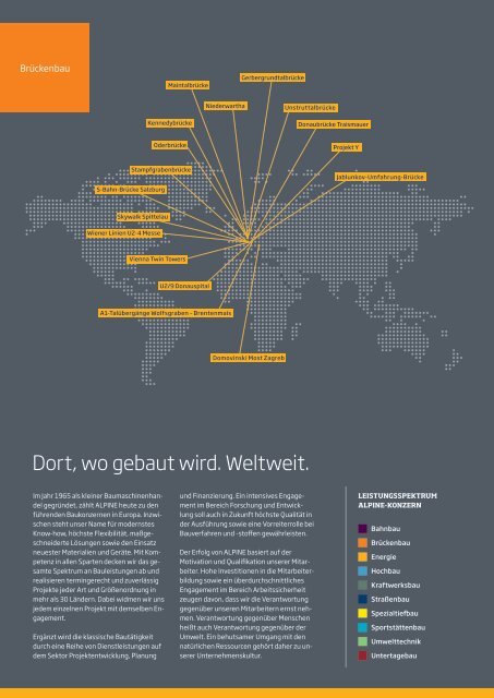 Was Sie auch Ã¼berbrÃ¼cken wollen - ALPINE Bau GmbH