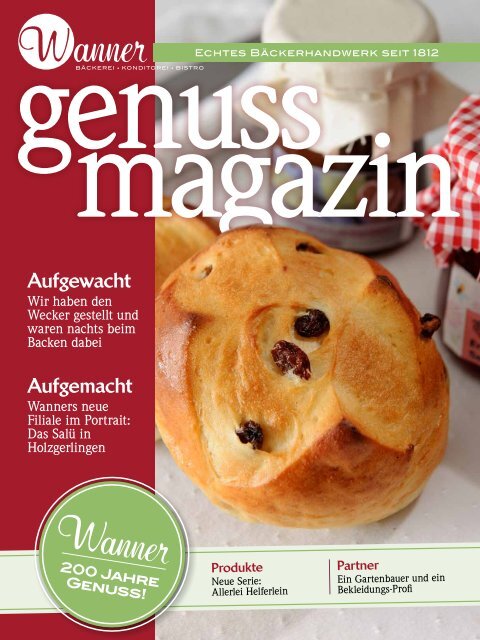 Salu Heisst Sie Willkommen Baeckerei Wanner