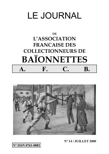 AFCB - Association FranÃ§aise des Collectionneurs de BaÃ¯onnettes.