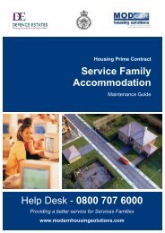 Help Desk - 0800 707 6000 Service Family Accommodation - NFF