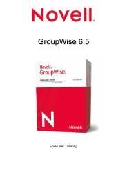 Groupwise 6.5